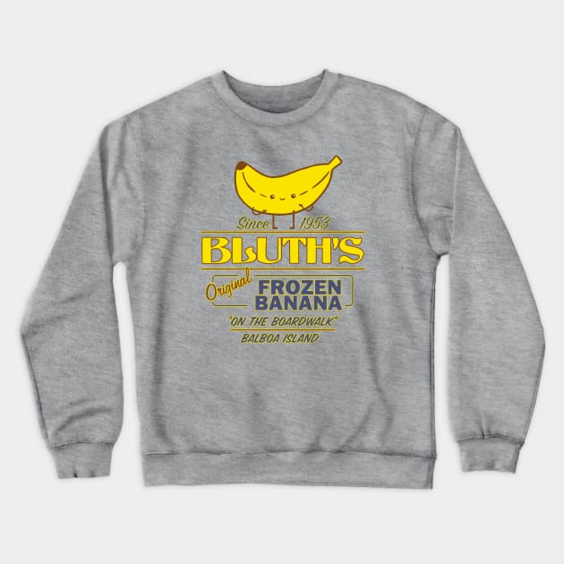 Bluth's Original Frozen Banana Crewneck Sweatshirt by JCD666